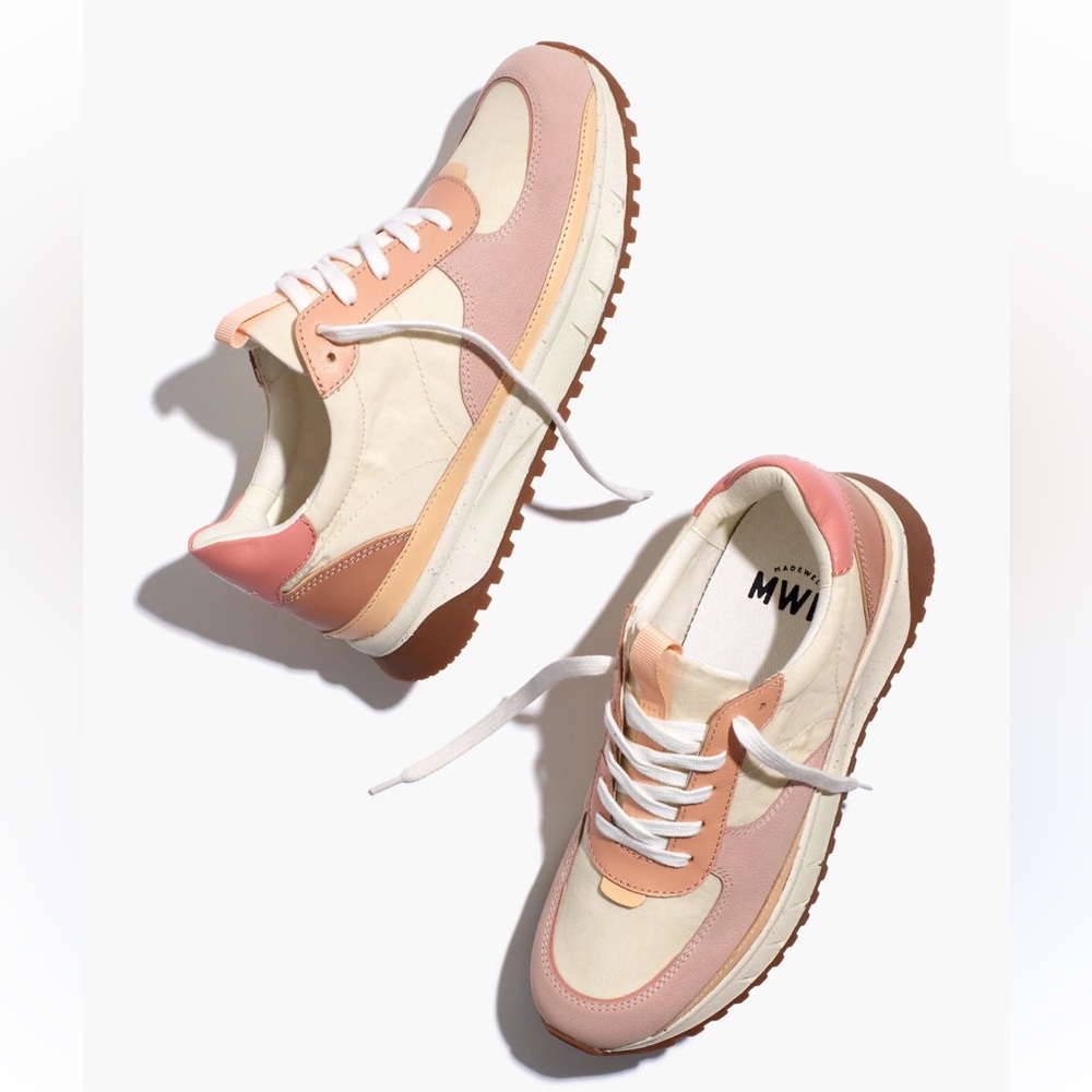 Madewell Kickoff Trainer Sneakers Size 8